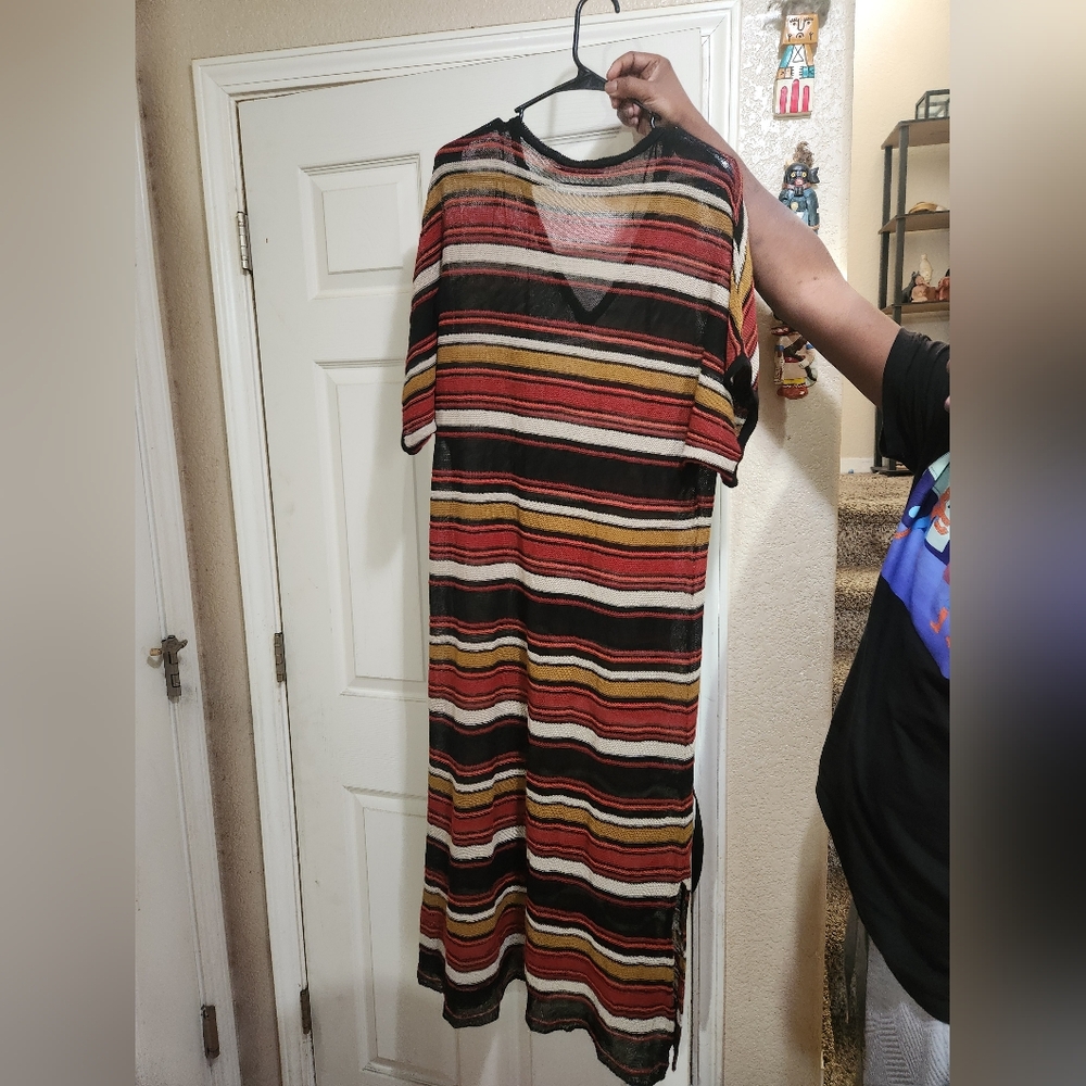 Zara knit Long Striped Tunic  Size XS-S   multi-coloured - Picture 11 of 11